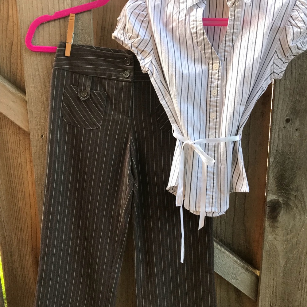 Girls Sz 10 pants and shirt outfit